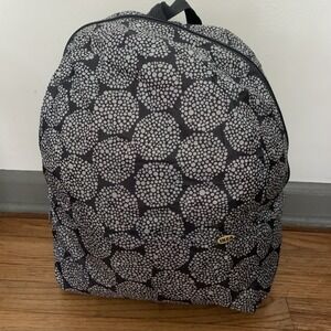 IKEA Knalla Foldable Travel Backpack Grey & White Lightweight Bag
